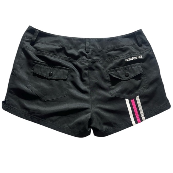 Adidas Climalite Vintage Y2K Black Cargo Hiking Shorts Size 10 - Picture 2 of 6